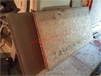 Plywood, peg board