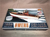 1959 Owens Deluxe Cruiser  boat model (sealed)