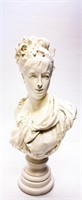 PLASTER BUST OF WOMAN