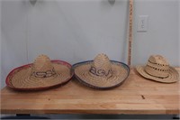 Sombrero and straw-hat lot