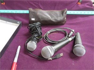 Three Microphones, 1-USB 2-Standard