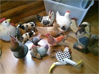 chickens and tote/lid