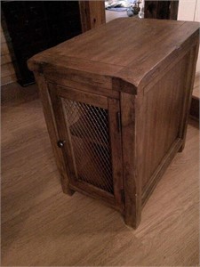 small pine end table