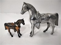 Pair of Decorative Metal Horses