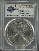 2017 American Silver Eagle PCGS MS 70