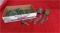 BOX FULL OF PLASTIC ARMY MEN