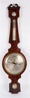 VINTAGE MAHOGONY BAROMETER