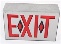 VINTAGE LIGHTUP EXIT SIGN