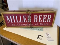 Miller Beer Vintage Light Up Sign