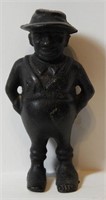 Lot #1249 - Vintage figural cast iron black