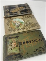 3 early autograph books-1880s German