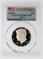 2020-S Silver Kennedy PCGS PR70 DCAM