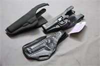 (3) Left-Hand Handgun Holsters, Fits Glock