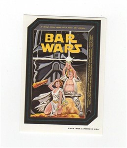 2000 Rare Wacky Package Parodies Star Bar Wars Ser