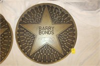 Walk of Fame Floor Medallions "Barry Bonds"24"