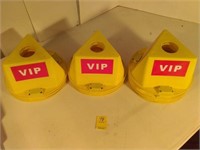 10 Cee-Jay VIP Magnetic Car Cones