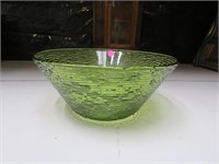 Vintage Green Bowl 11&1/4" x 5"