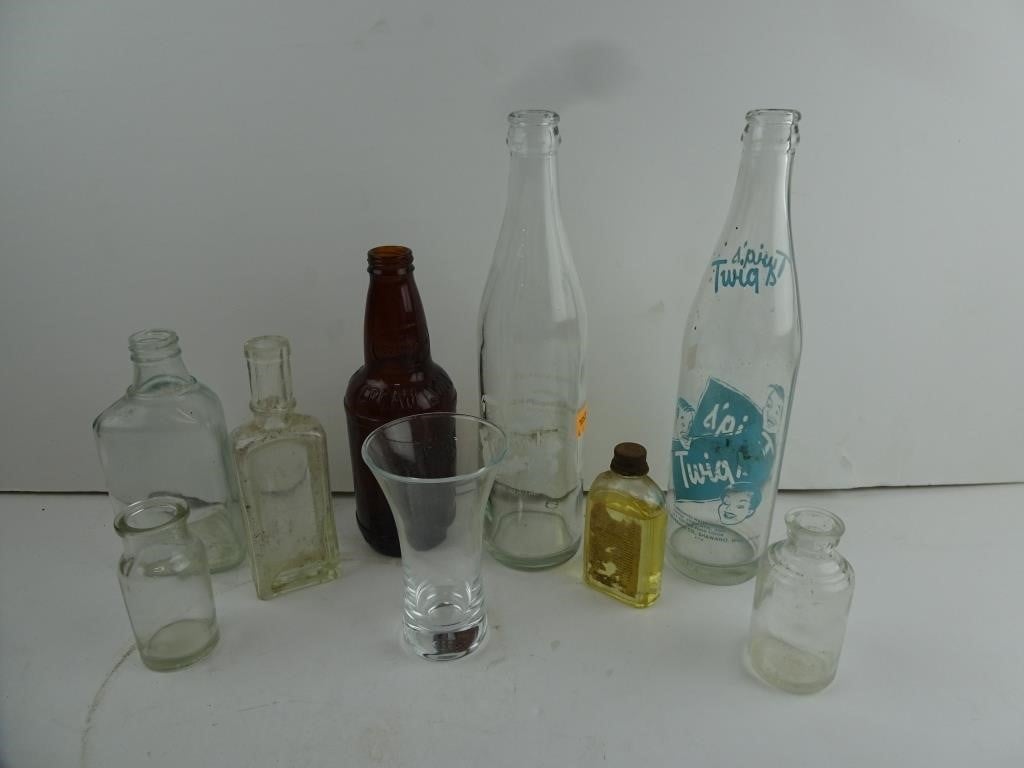 Lot of Misc. Vintage Bottles