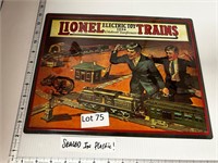 Lionel Trains Metal Sign New