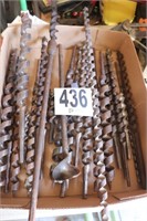 Large Collection of Auger Drill Bits (B2)