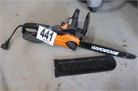 Worx Electric Chain Saw (Like New Condition) (B2)