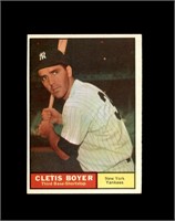 1961 Topps #19 Cletis Boyer EX to EX-MT+