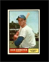 1961 Topps #23 Don Demeter EX to EX-MT+