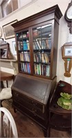 Vintage Mahogany Bureau Bookcase
