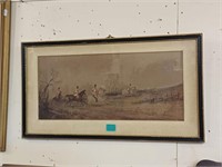 Pair of 19th Century Equestrian Prints - one