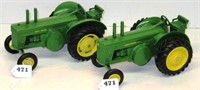 2x- JD R & 80 Tractors by Eldon Trumm