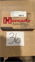 Hornady ammunition
 20 cartridges
6.8 mm