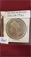 1921-D MORGAN SILVER DOLLAR