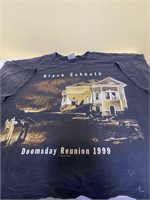 1999 Black Sabbath concert shirt XL preowned UC