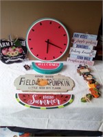 (7) Assorted Home Decorative Signs