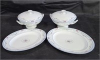 Wedgwood Rosedale Serving Bowls & Platters