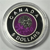 CANADA: 2012 $5 Sterling Niobium Full April Moon