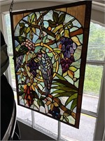 Stained glass 3d bird panel