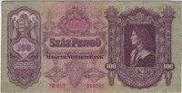 Hungary 100 Pengo 1930 Large Note P98 VF. HG1