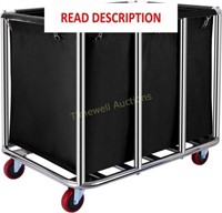 400L Commercial Laundry Cart with Wheels