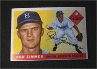 1955 Topps Don Zimmer rookie card #92