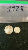 Lot of 1928 Silver Coins
