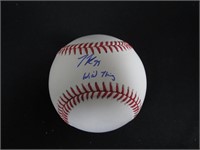 JAMES KARINCHAK SIGNED BASEBALL JSA COA