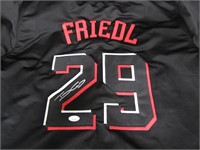 AUTHENTIC TJ FRIEDL SIGNED JERSEY REDS JSA COA