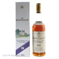 1968 Macallan 18 Year Sherry Wood SM Scotch