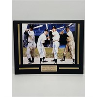 MLB IMMORTALS SIGNED SNIDER,MANTLE,DiMAGGIO AND M