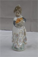Lladro figure "Girl Holding Oranges", 6.5"H