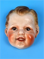 Ceramic Baby Face Wall Plaque- Goldcastle Japan