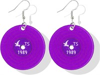 1989 Earrings Bluer  Women x2