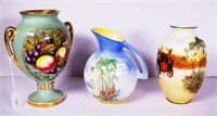 Three various English ceramic vases