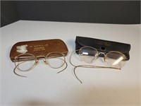 32x Vintage gold filled bifocal glasses
